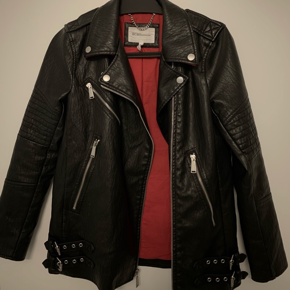 BCBG Leather Jacket {SOLD!}